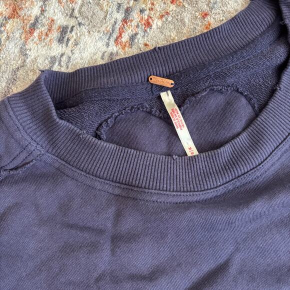 Free People Eleanor Striped Sweatshirt Tunic Dress - Picture 3 of 9